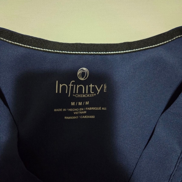 Men's Infinity Scrub Top - Picture 2 of 2